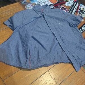 Light Blue and White Poka-Dots!